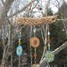 Colorful Cholla Cactus Wood Upcycled Plastic and Glass Bead Suncatcher Mobile