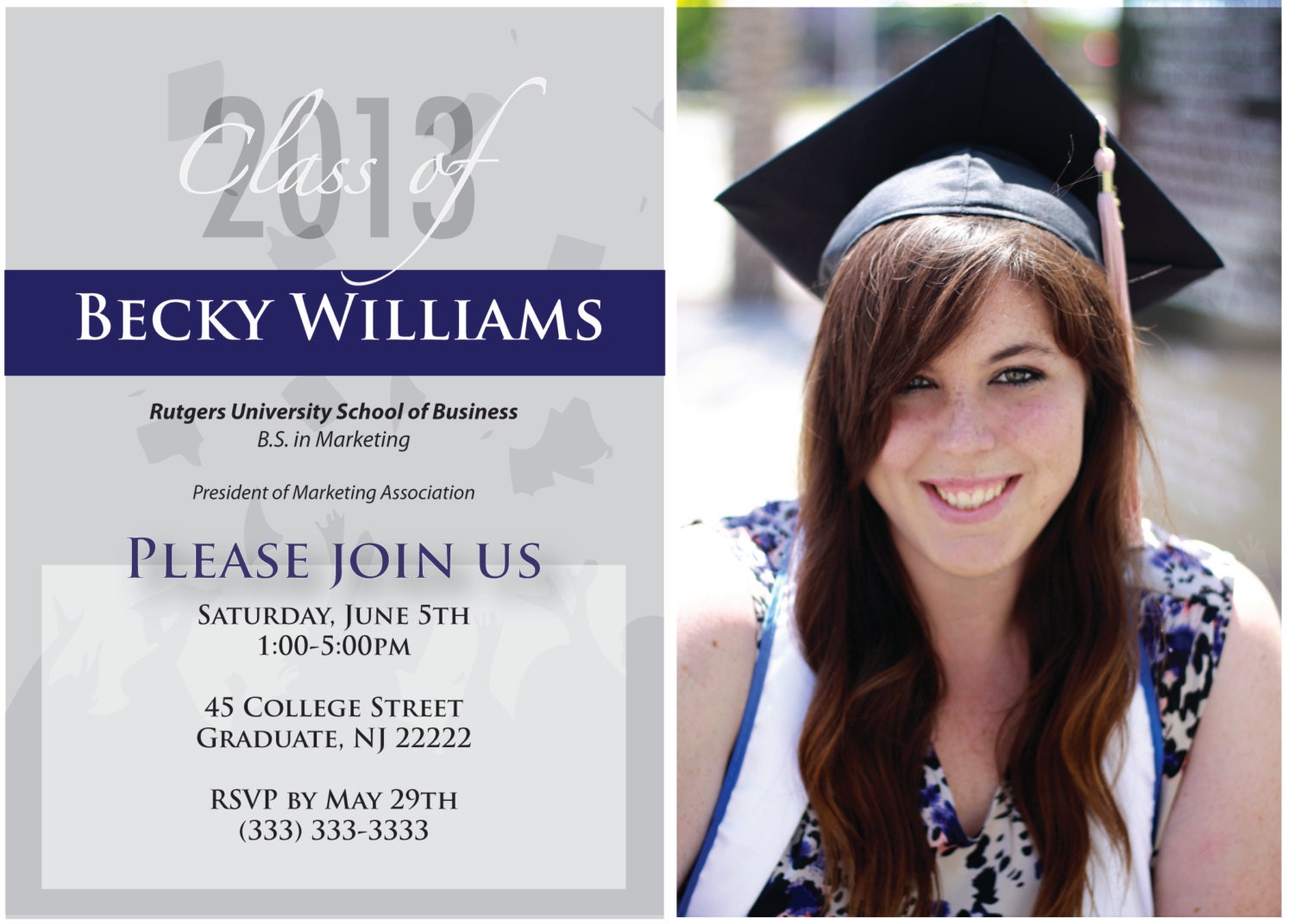 Custom Graduation Invitations 4