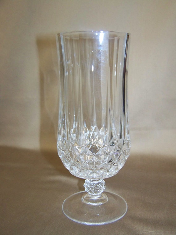 Longchamps Ice Tea Glasses Cristal d'Arques Footed Water