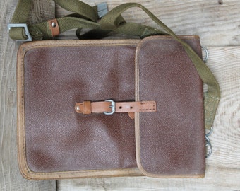 Vintage Soviet army soldier field bag