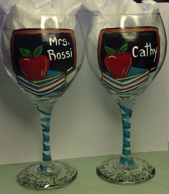 Teacher Wine Glass