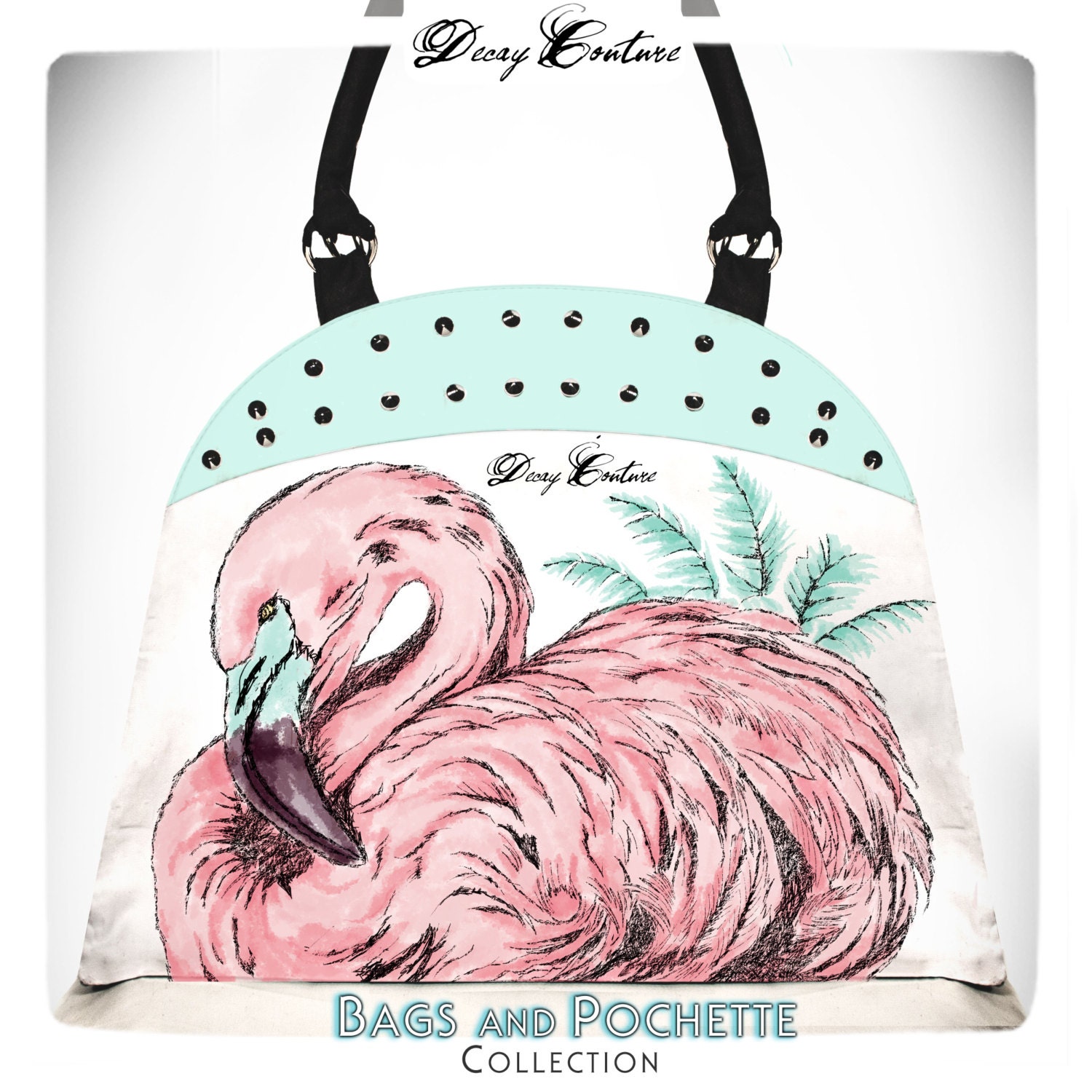 pink flamingo bag