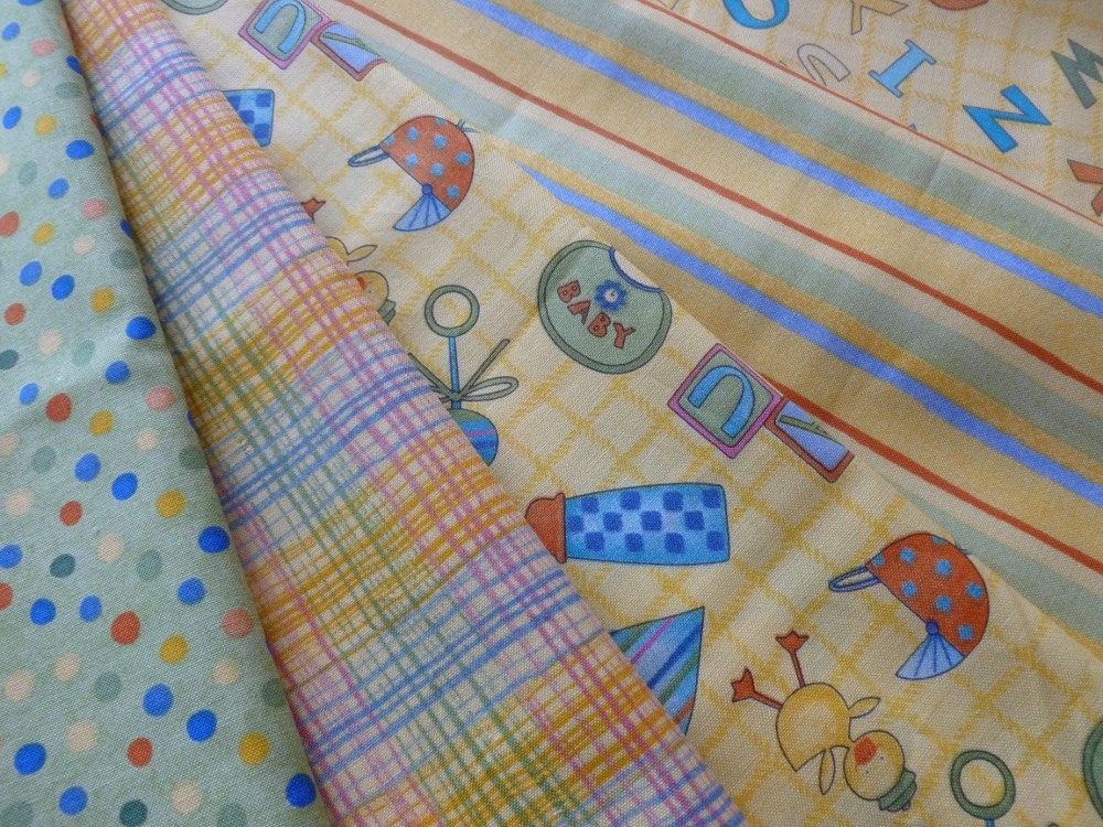 Cute Baby fabric fat quarter bundle Quilt Fabric cotton