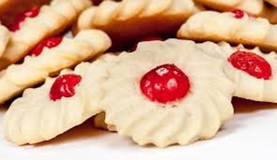 The Best Ny Italian Butter Cookies With A Cherry By Sweetsbyraine