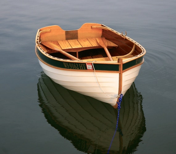 items similar to wooden boat - dinghy on etsy