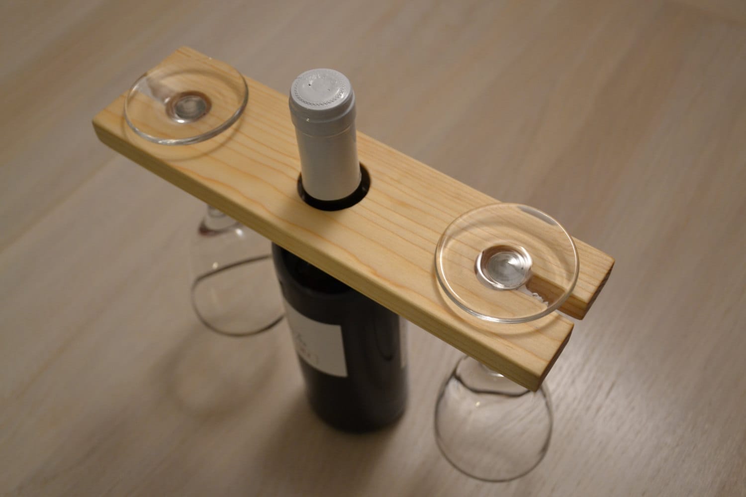 Reclaimed Wooden wine Italy glass holder