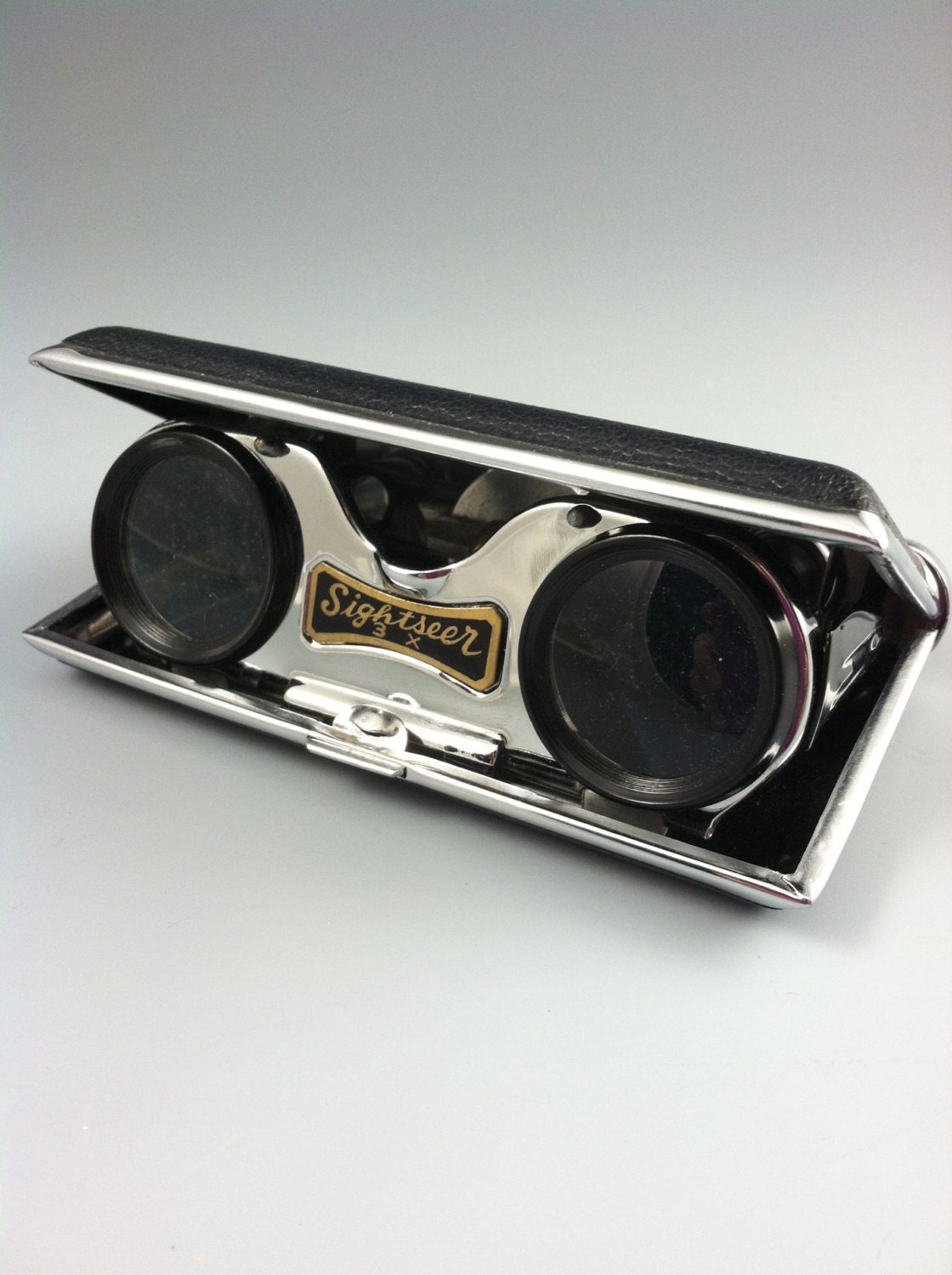 Vintage 1950s Folding OPERA GLASSES Binoculars by Sightseer