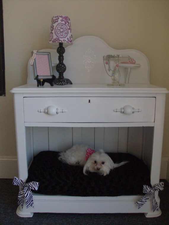 Items Similar To Vintage Night Stand Dog Bed On Etsy