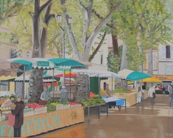 Market Day, Aix en Provence, France