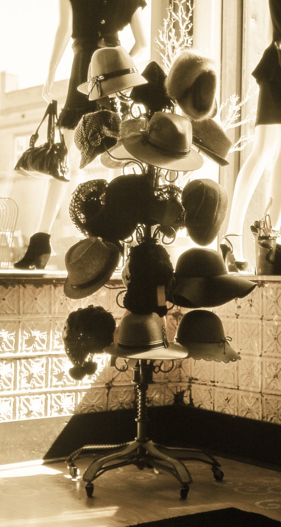 Fine Art Photography vintage hat rack hats fashion hats