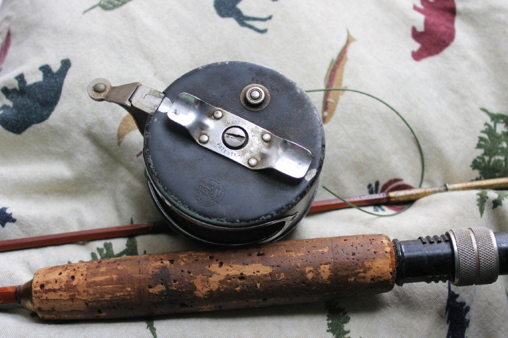 Antique Fly Fishing Rod And Reel - Fishing Equipment