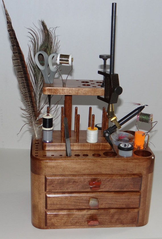 Fly Tying Tool Caddy Model 3DRS Compact by AntlerCrestColorado