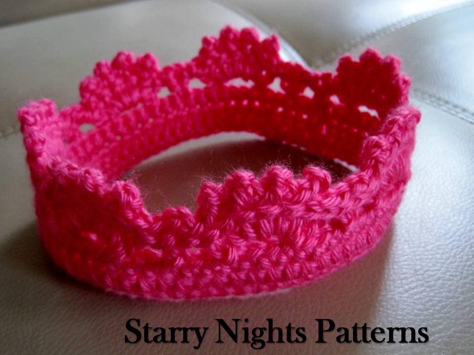 Crochet Princess and Prince Crown ii Baby by ...