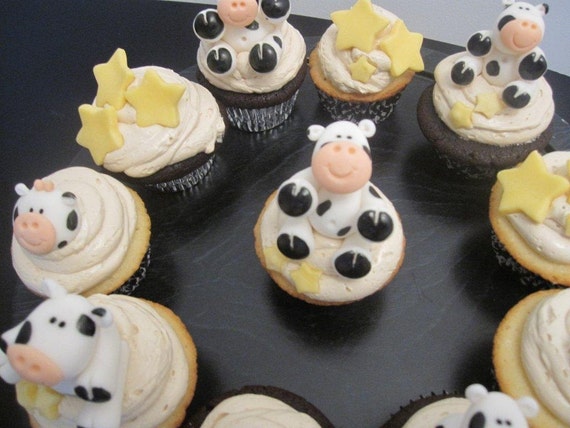items similar to fondant cows and cupcake toppers cow birthday on etsy items similar to fondant cows and cupcake toppers cow birthday on etsy
