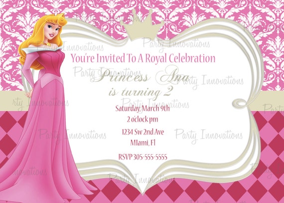 Princess Aurora Invitation 7