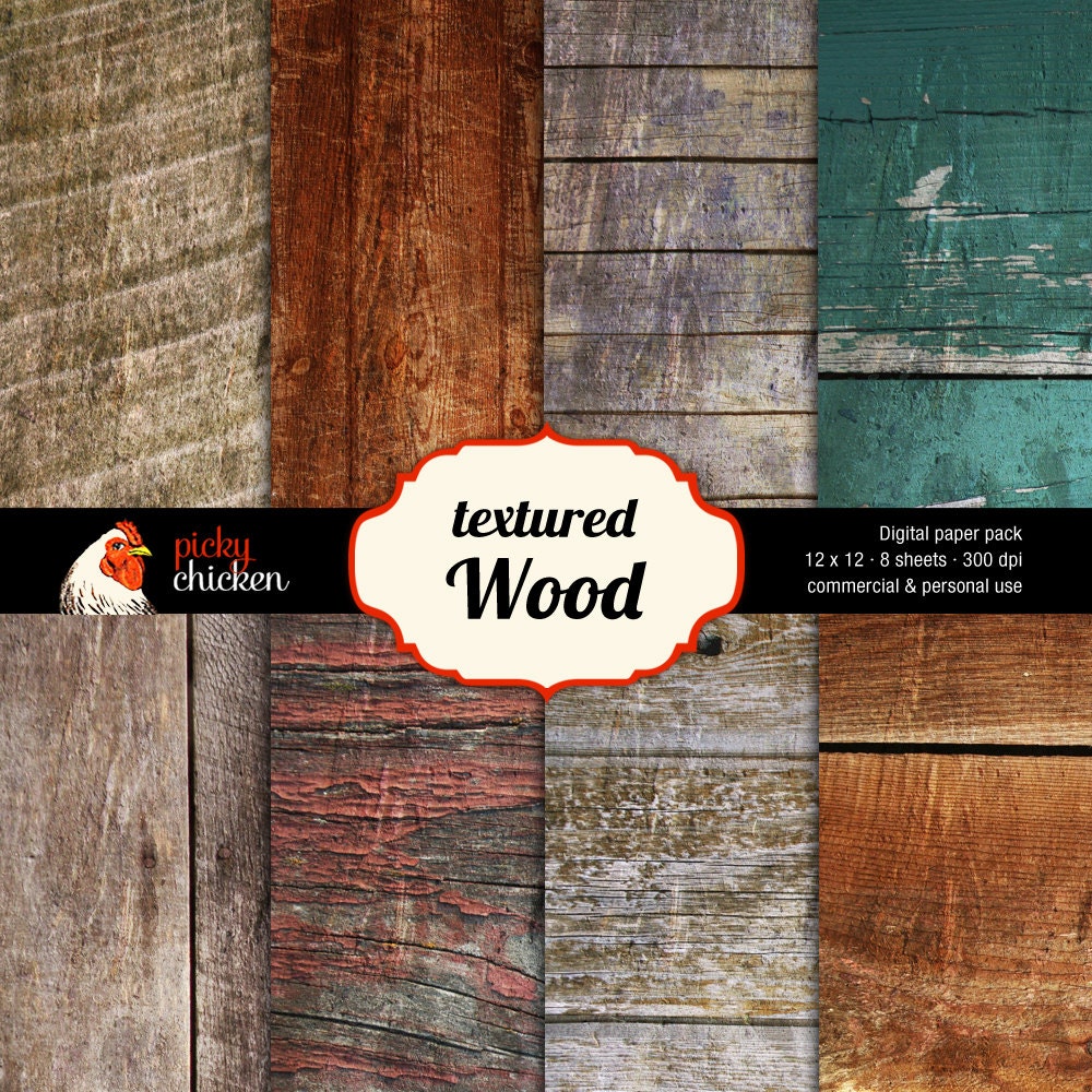 Wood Digital Paper rustic woodgrain background photography