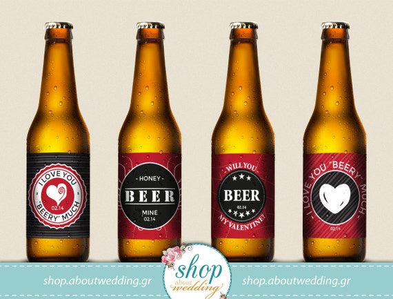 Valentine Beer Printable Labels 4 DIY