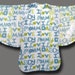 Preemie size sleep bag with attached swaddle wrap