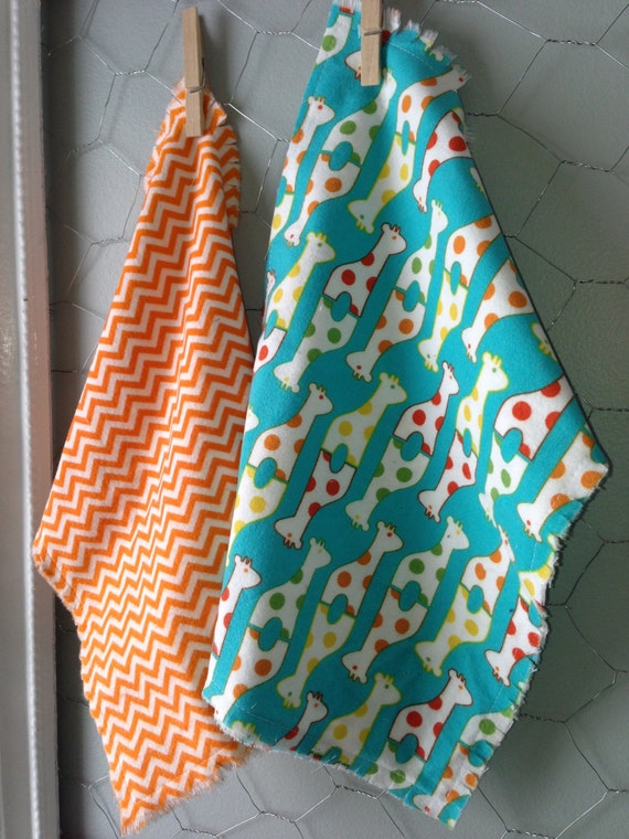 Burp Cloths soft absorbent stylish the perfect flannel