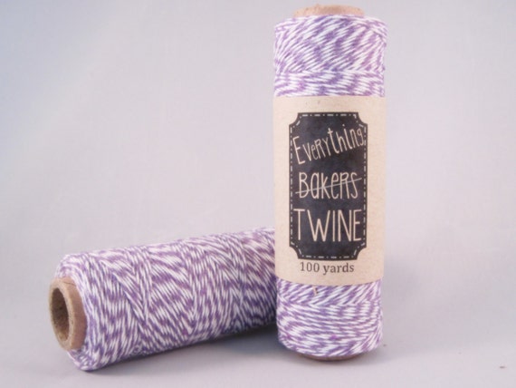 Purple Lavender Bakers Twine 100 yard spool 4 ply 100% cotton Il_570xn