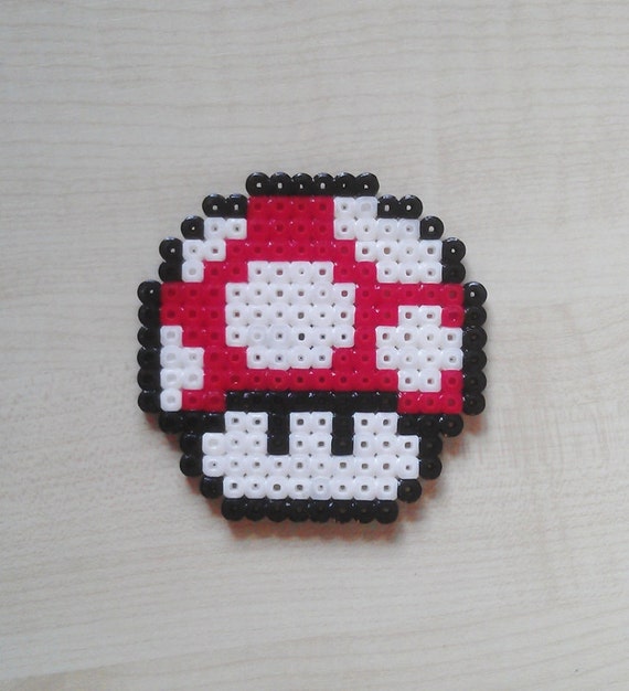 Mario Mushroom Perler Bead Pattern