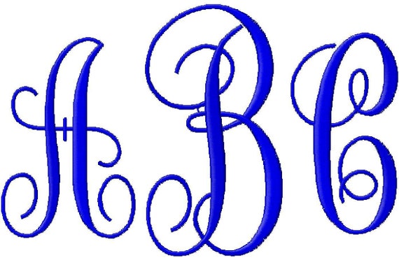 Fancy Monogram KK Machine Embroidery Fonts 1031 by EmbFonts