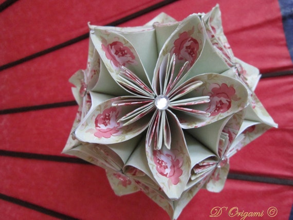 it it to your  Add to japanese later. origami kusudama flower revisit favorites