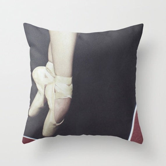 Pointe Shoes Pillow Cover Ballet Photography Home Decor