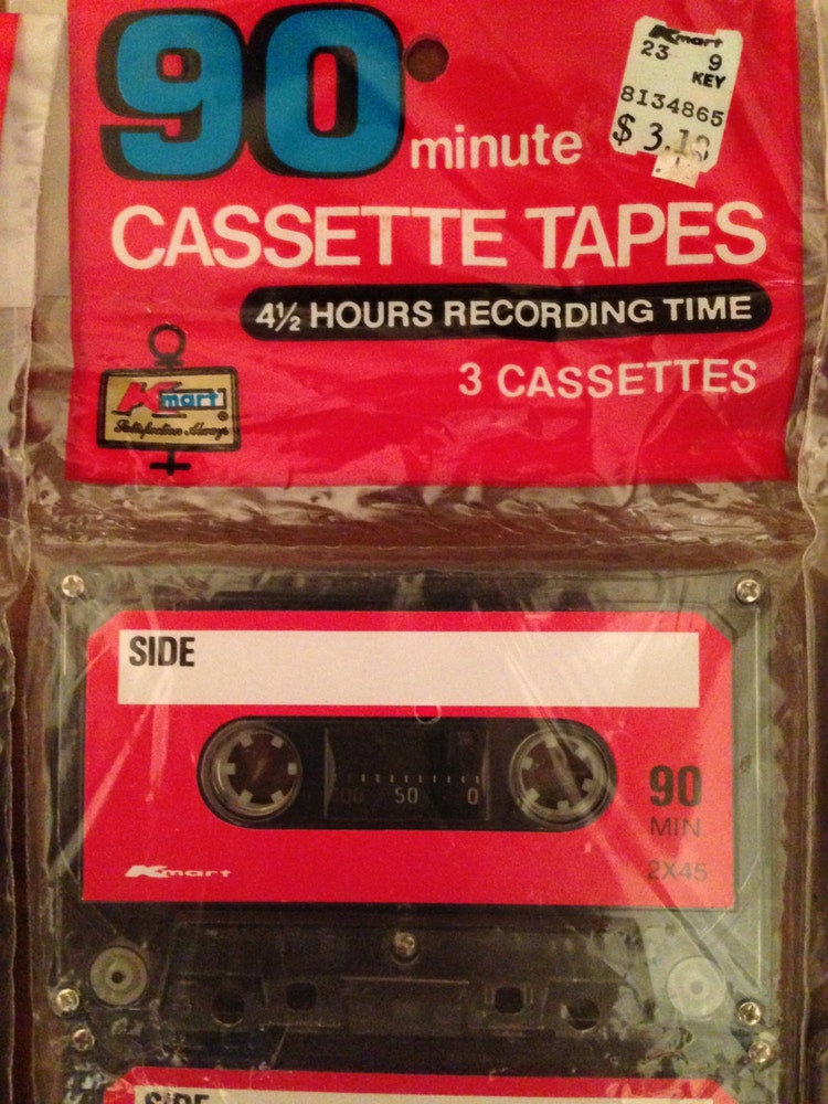 Download Vintage KMart Blank Cassette Tapes 90 minute NOS by ...