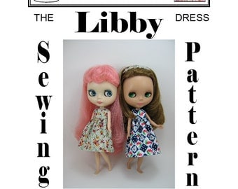 Dolly Delicacies Sewing Pattern for Blythe Libby Dress PDF Download