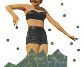 Splash.  Original collage by Vivienne Strauss.