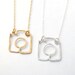 shoot me camera necklace gold filled or sterling silver