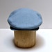 Men's Hat - Driving Cap in Vintage Sky Blue Wool - MADE TO ORDER - 3 Weeks to Ship