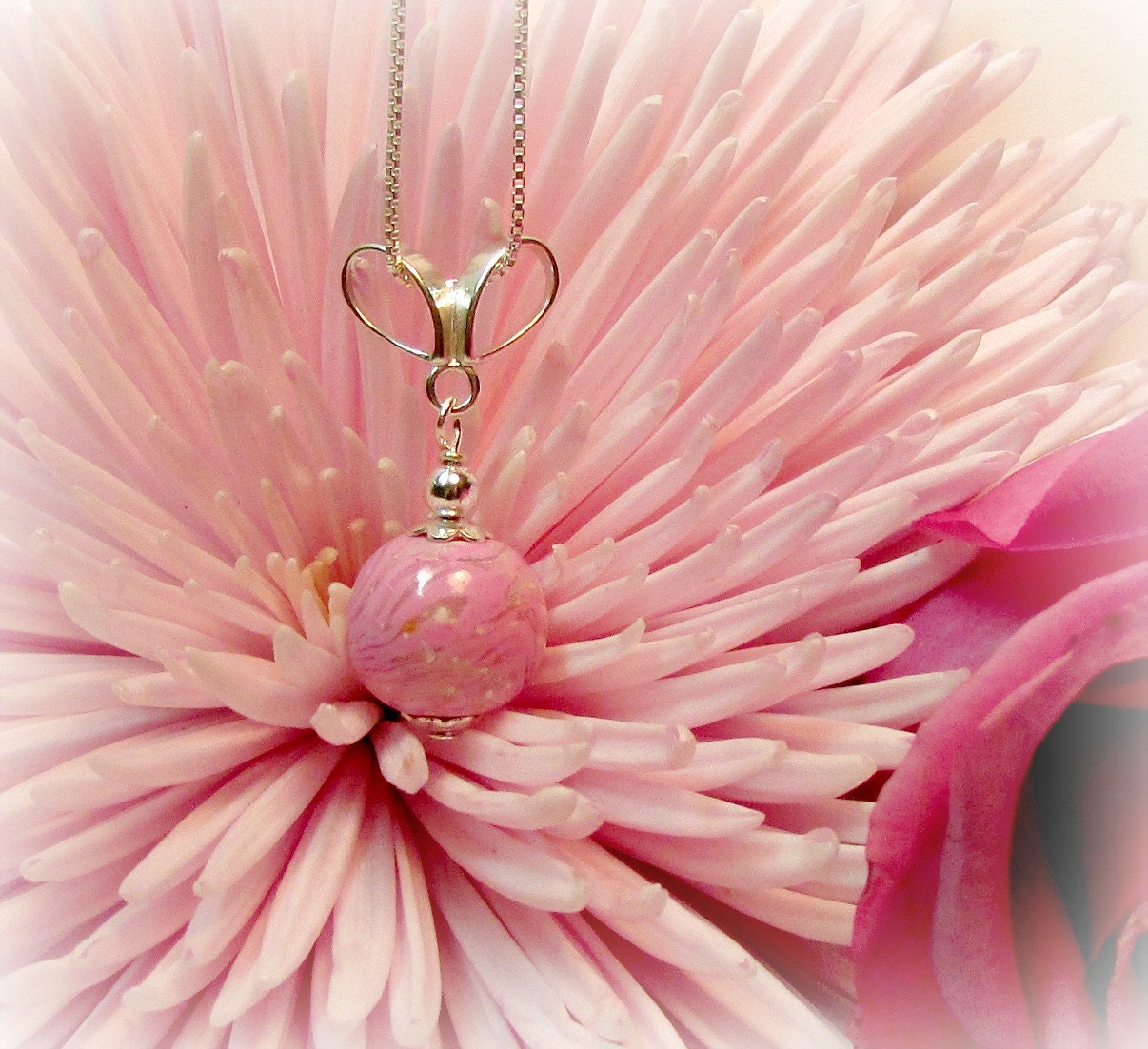 Memorial Beads Flower Petal Jewelry Memorial by myflowersforever