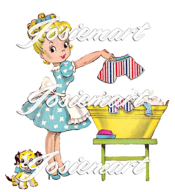 free clipart washing clothes - photo #48
