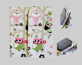 iPad Cover Hardcover, iPad Case, iPad Mini Cover, iPad Mini Case, iPad Air Case, iPad Pro Case, iPad 2, iPad 3, iPad 4 Classy Owls