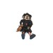 Primitive Raggedy Ann, Doll, Primitive, Halloween, Raggedy Anne, Gothic, Primitive Doll, Black, Goth, Creepy, Red and White, Ticking Fabric
