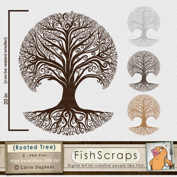 clipart family tree with roots - photo #25