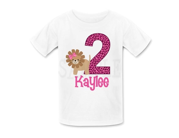 Lion Birthday TShirt or Bodysuit Personalized Lion Birthday Shirt Boys or Girls Il_570xn