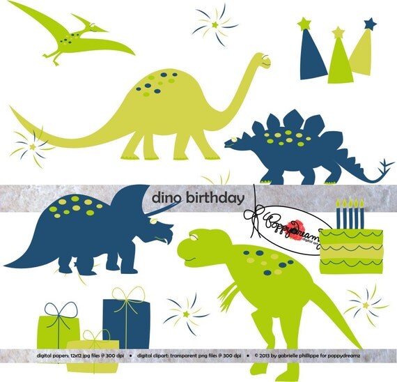dinosaur birthday clipart - photo #24