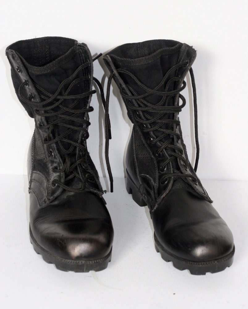 canvas combat boots mens
