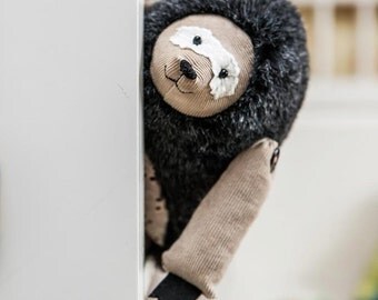 Cubert - the hedgehog , soft art toy by Wassupbrothers, stuffed animal,forest woodland .Made to order
