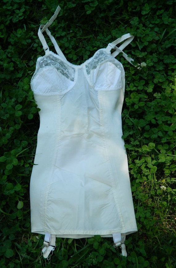 Items similar to Vintage 1950s All in one girdle / corselette 36B Open ...