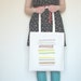 SALE Pretty Pastels Vintage Trimmings Pattern Illustrated Canvas Tote Bag Shopper