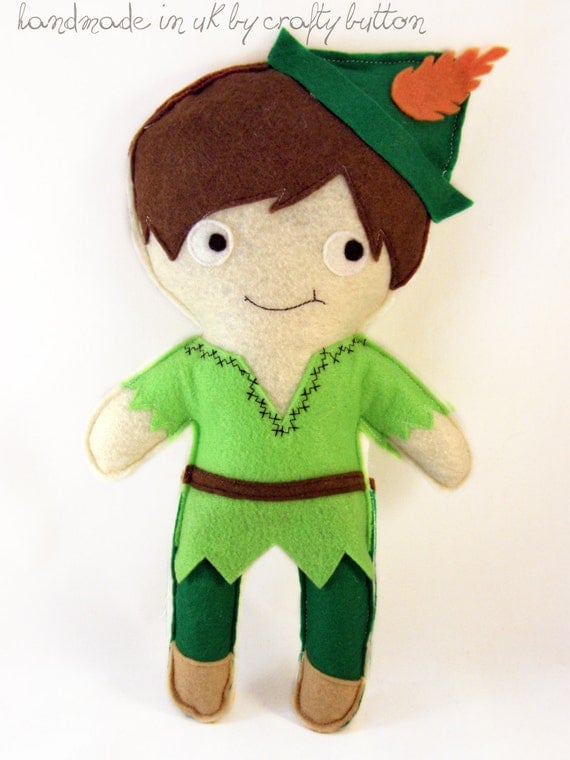 peter pan stuffed toys