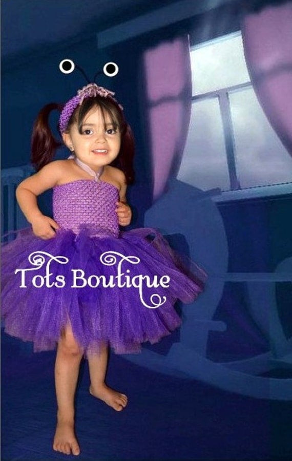 Toddler- Boo Monster Inspired Tutu Dress