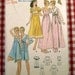 Vintage 1970s Butterick Pattern 6048 Lingerie Scoop Neck Gown Shawl Collar Robe Peignoir Nightgown Nightie