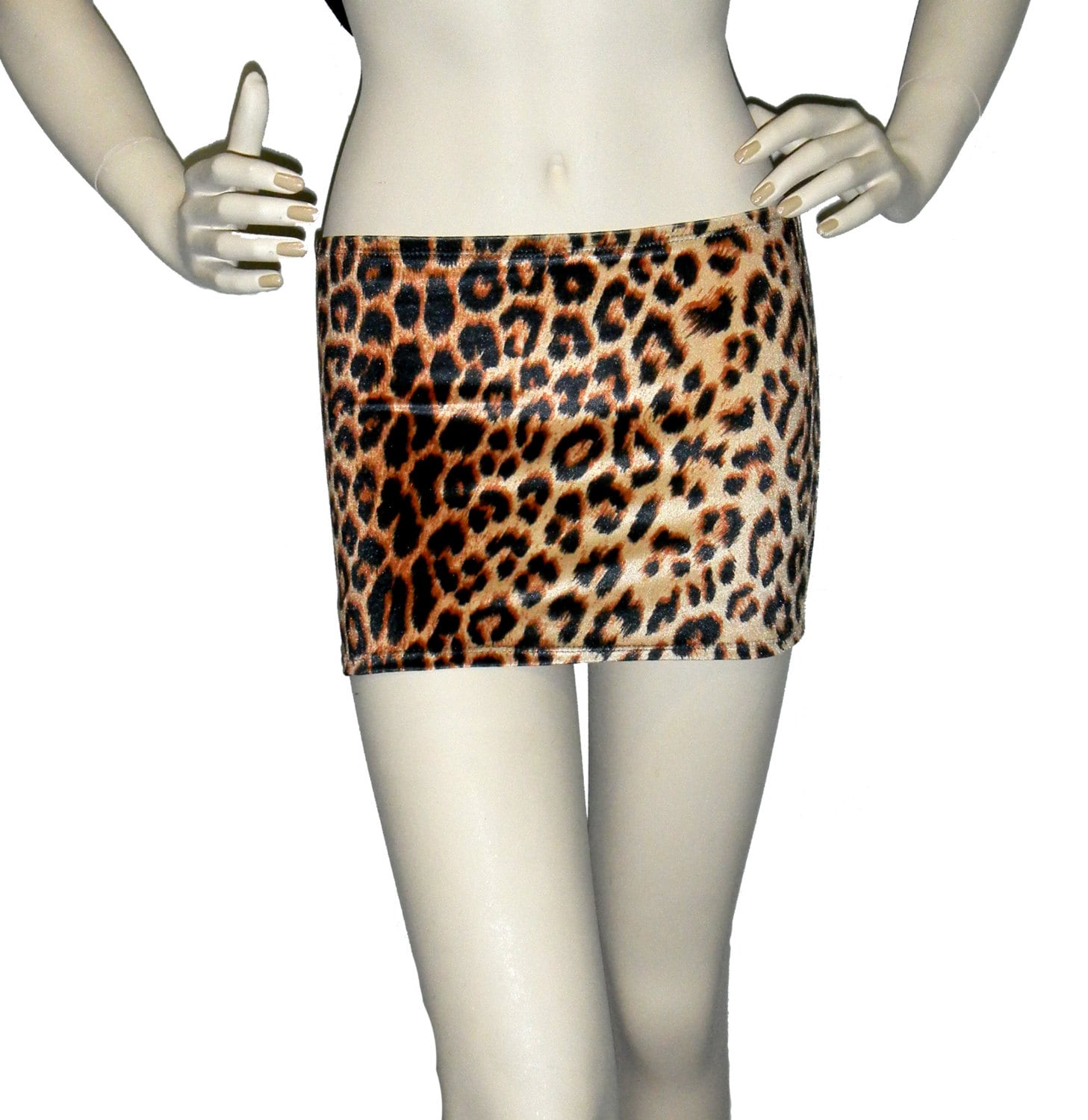 【babymetalclub】Pinky leopard mini skirt 