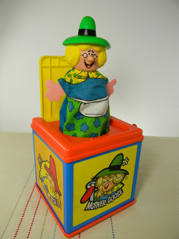 mattel mother goose jack in the box