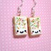 Pop Tart Cute Kawaii Polymer Clay Earrings